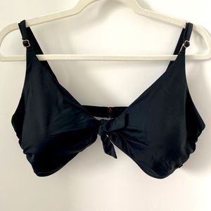 Tie front bikini top